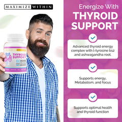 Maximize Within thyroid label view with key nutrients