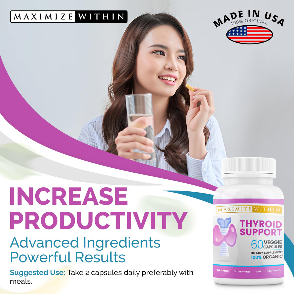 Maximize Within thyroid pack on table for daily routine