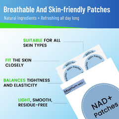 Maximum NAD patch skin vitality focus for a radiant complexion.