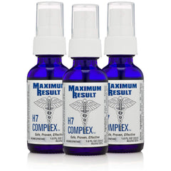 Maximum Result H7 Complex bottle front view highlights premium anti-aging formula for adults