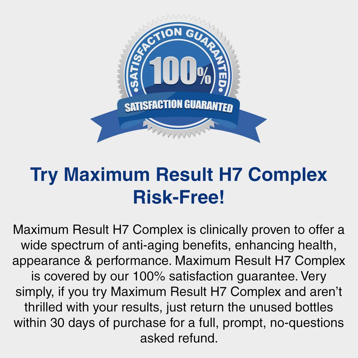 Maximum Result H7 Complex skin tone and vitality close-up suggesting firming benefits