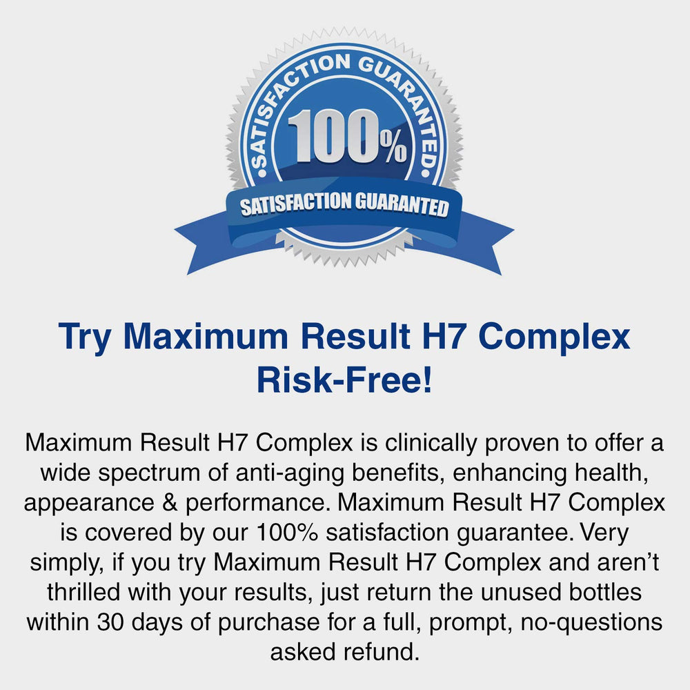 Maximum Result H7 Complex skin tone and vitality close-up suggesting firming benefits