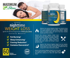 Maximum Slim Nighttime daily routine setup for evening wind-down and metabolism support.