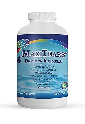 MaxiTears Dry Eye Formula bottle front view for daily ocular comfort.