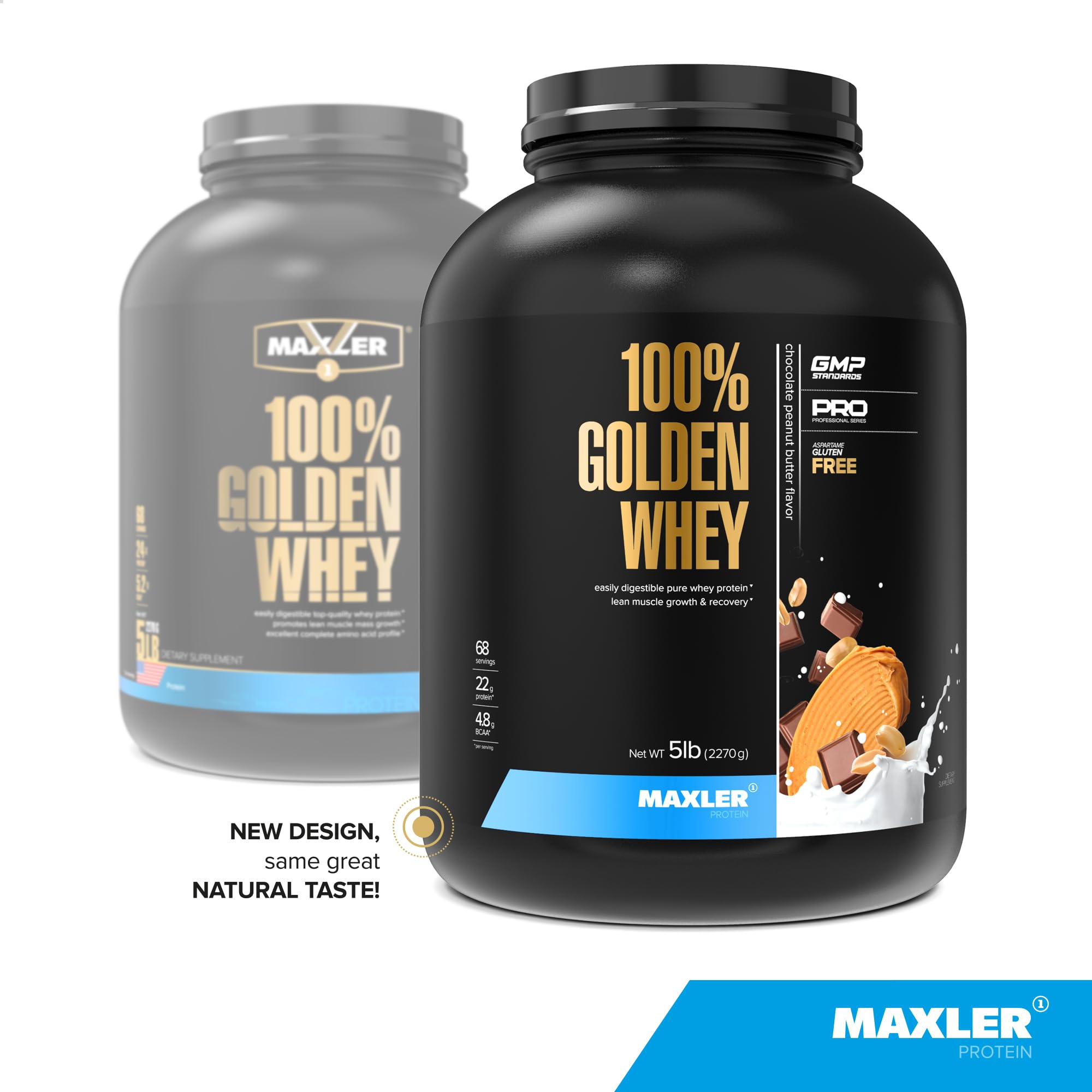 Quickly mixed shake with Maxler 100% Golden Whey in a shaker