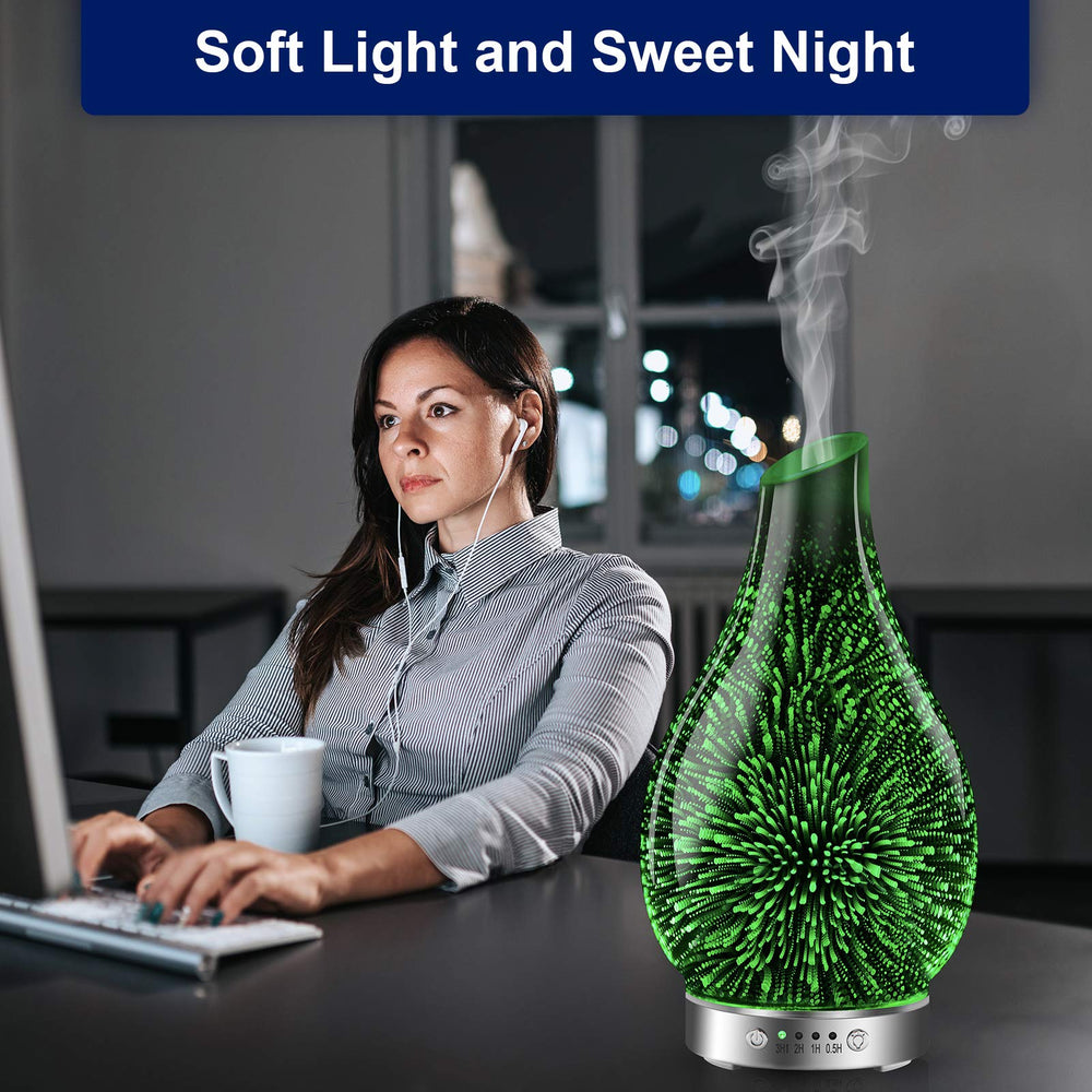 MAXWINER diffuser timer settings enable short aromatherapy sessions.