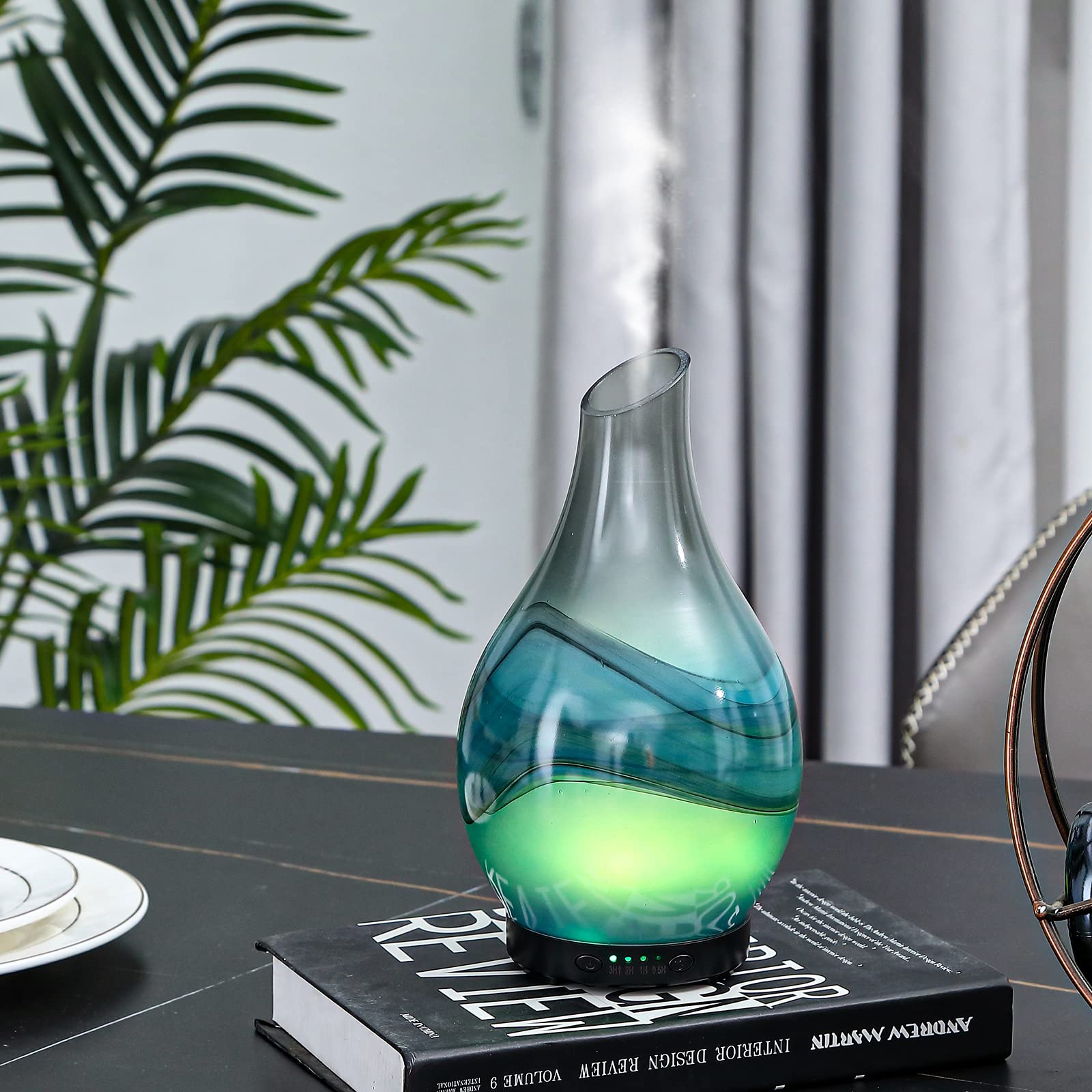 MAXWINER ultrasonic diffuser operates quietly for peaceful sleep or work.