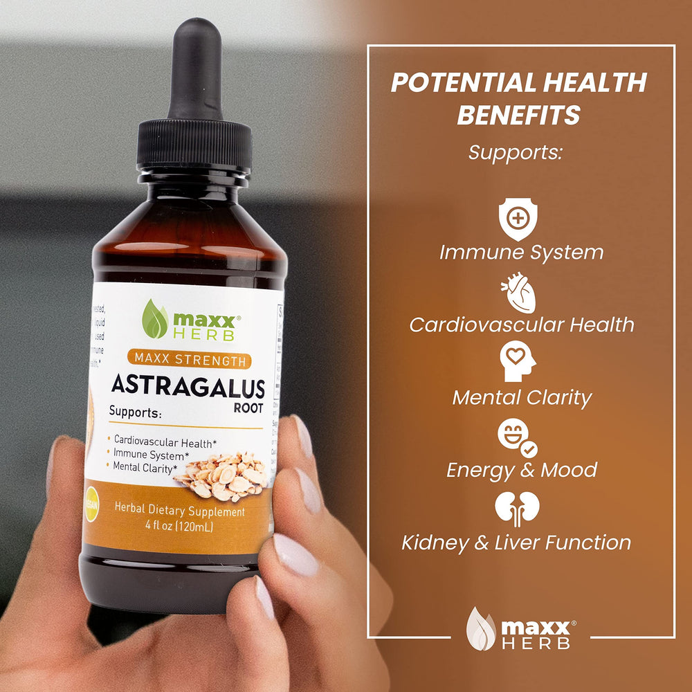 Close-up of Maxx Herb tincture drops for rapid absorption