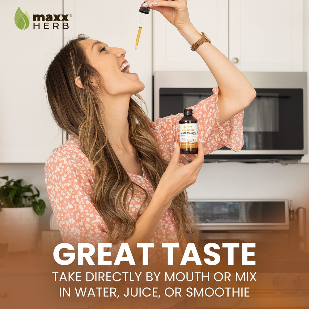 Label detail on Maxx Herb astragalus tincture emphasizing 1:1 extract