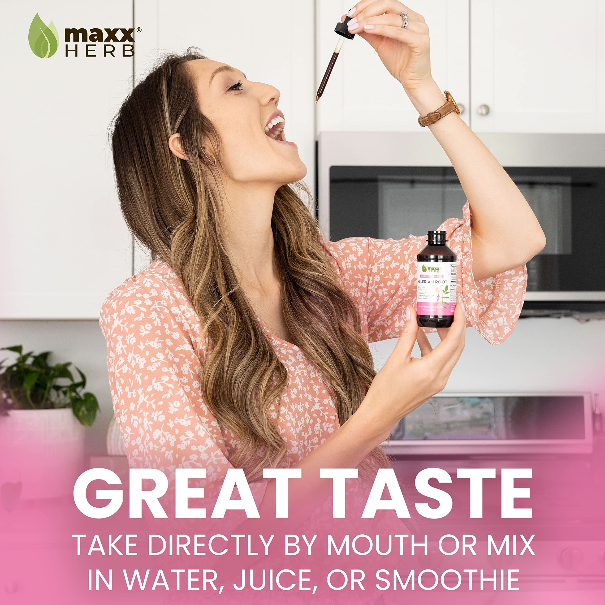 Maxx Herb Valerian ingredients in focus reflect quality sourcing.