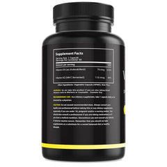 MaxX Labs Vitamin D3 K2 capsules close-up highlights dosage and easy daily intake.