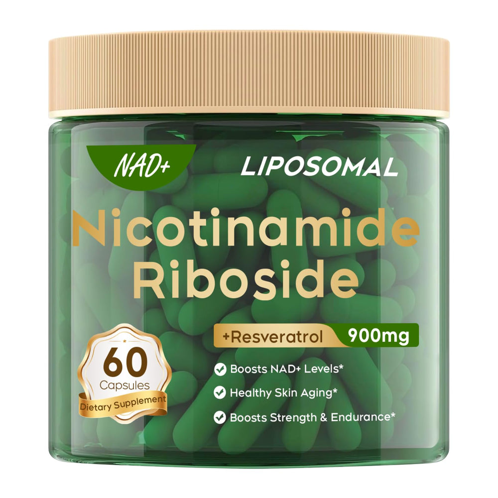 MayBeJiangWei NAD supplement bottle shows liposomal NR for energy