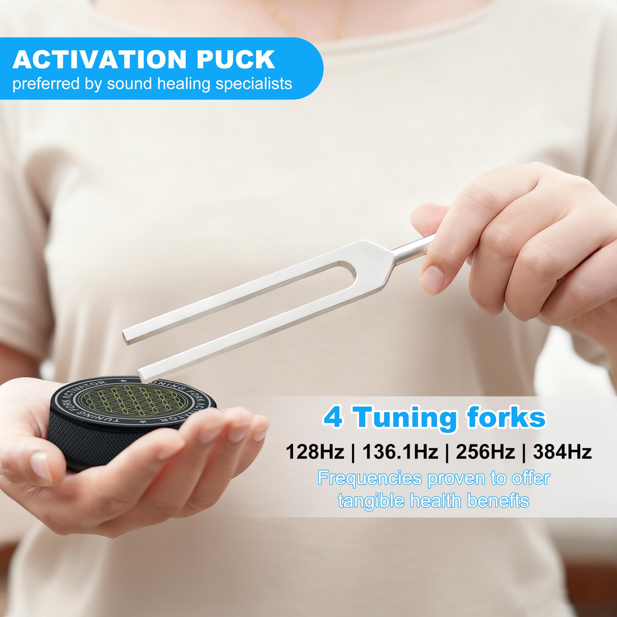 Mayful activator enables clean, controlled tuning fork activations