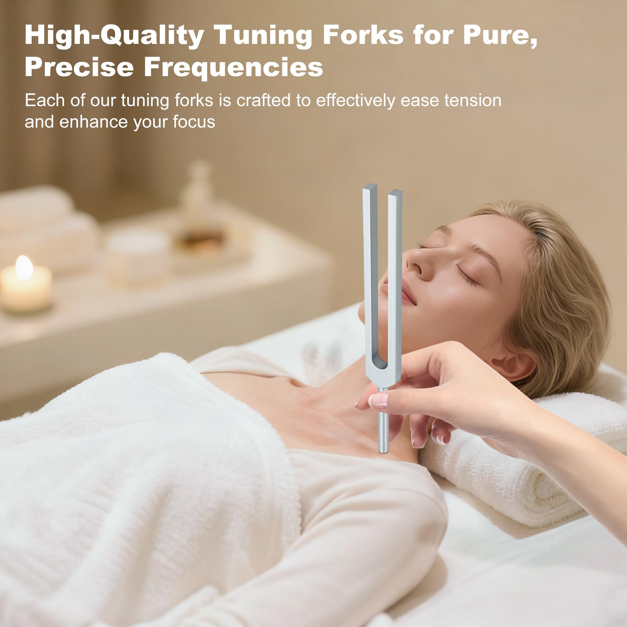 Mayful tuning forks 136Hz promote meditation and mental clarity