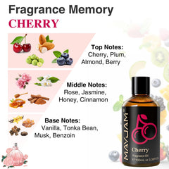 Diffuser setup with MAYJAM cherry fragrance oil in home