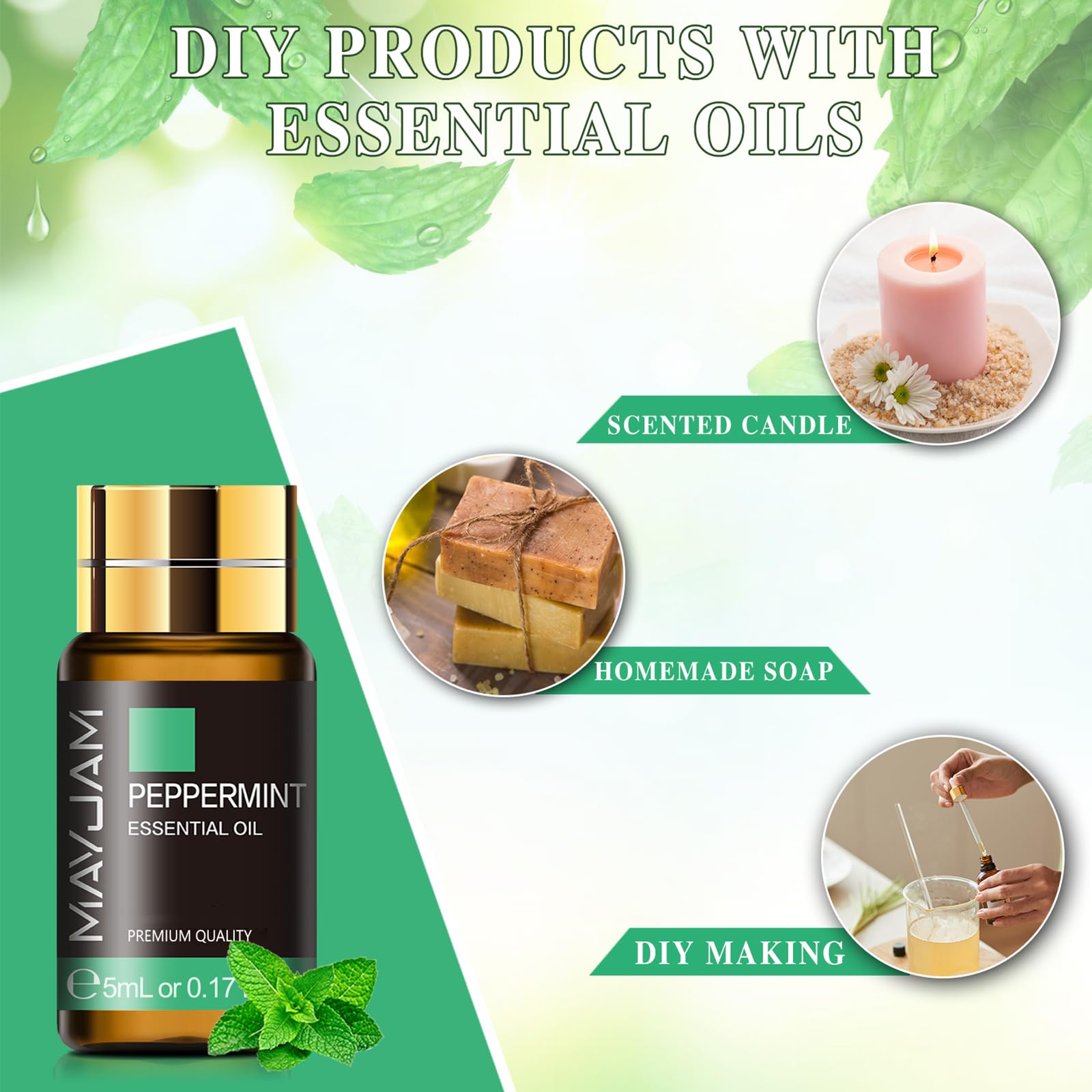 MAYJAM diffuser usage demonstration showing easy aroma diffusion in living space.