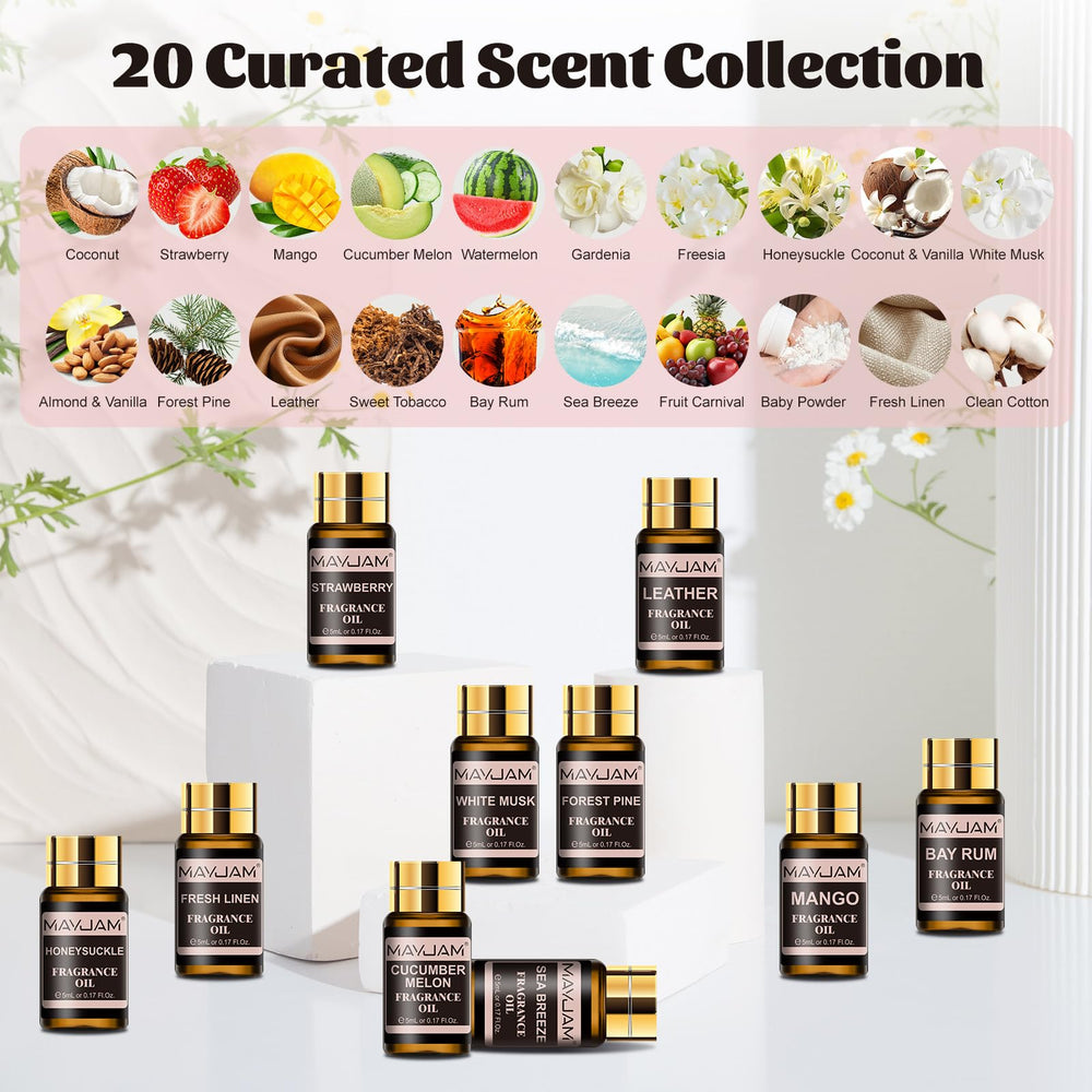 MAYJAM 20x5ml gift box, perfect for gifting fragrance lovers.