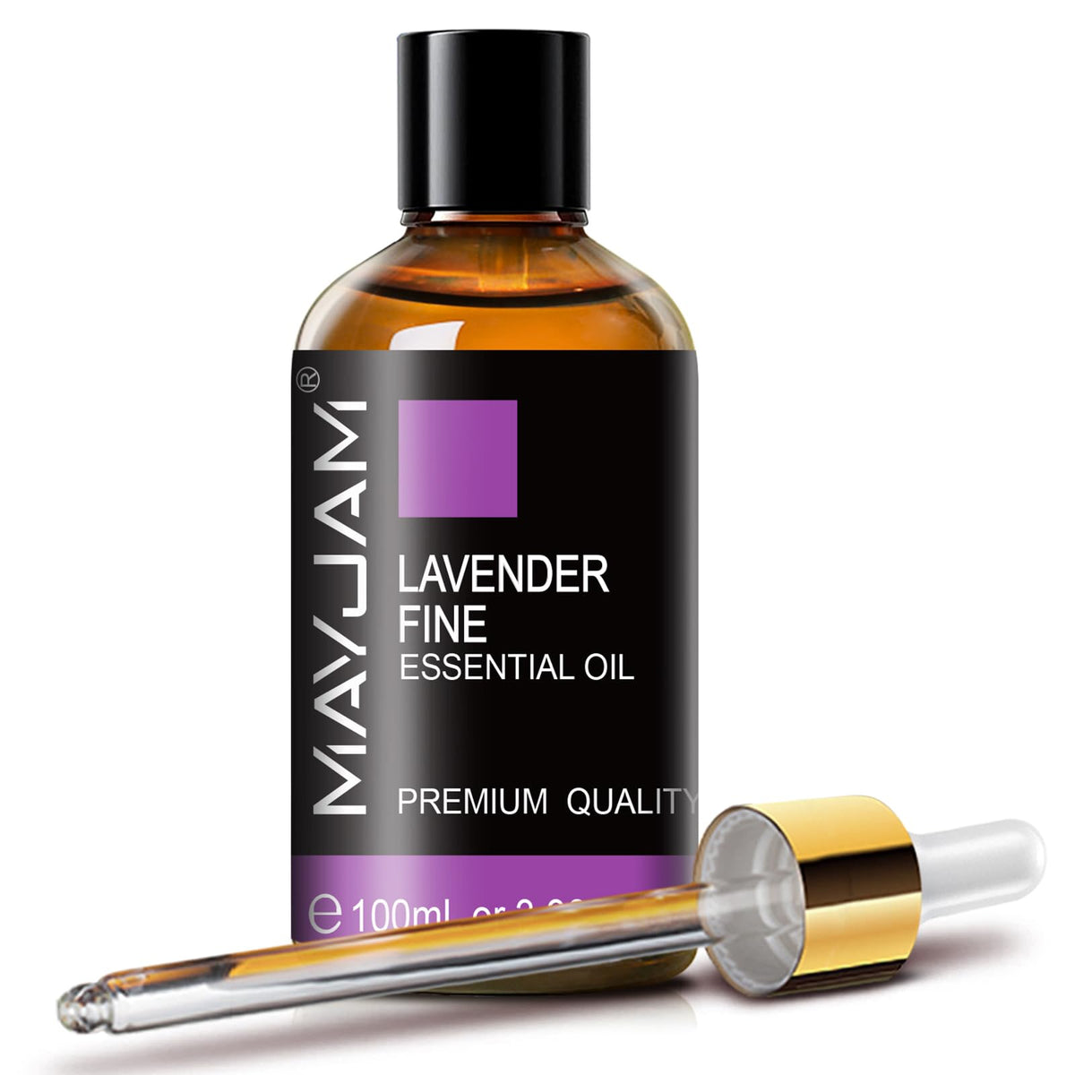 MAYJAM Lavender Fine Oil bottle cap enables precise dosing for diffusers