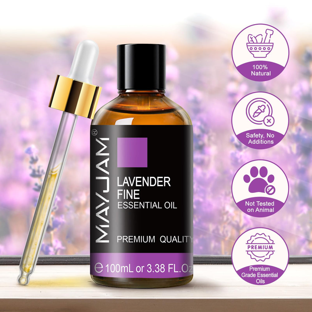 MAYJAM Lavender Fine Oil aroma enhances relaxation and focus at home