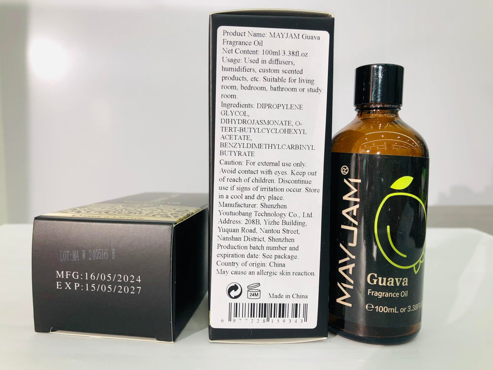 MAYJAM pear fragrance oil used in bath products.
