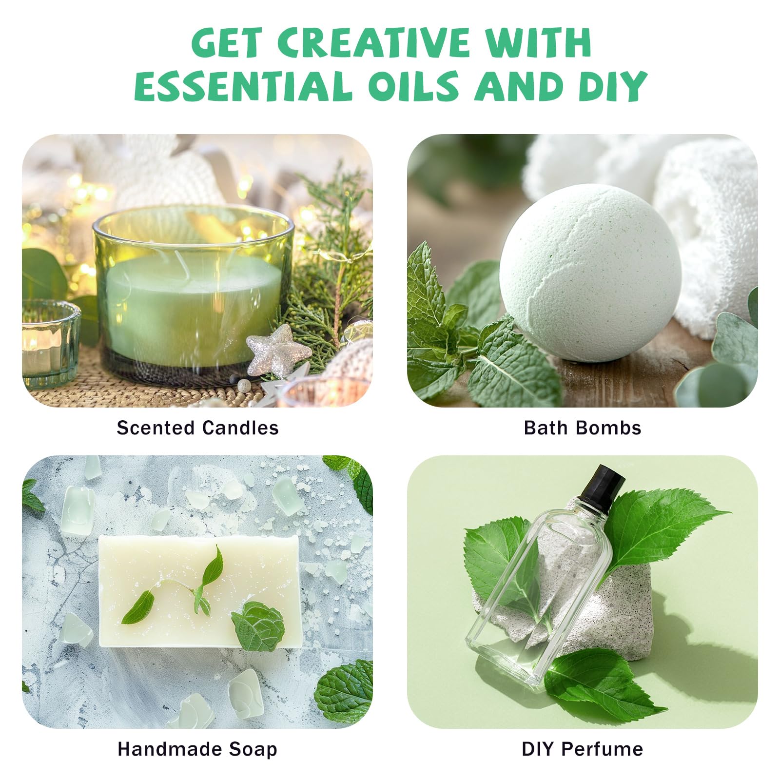 MAYJAM peppermint oil adds a crisp note in candle making projects.