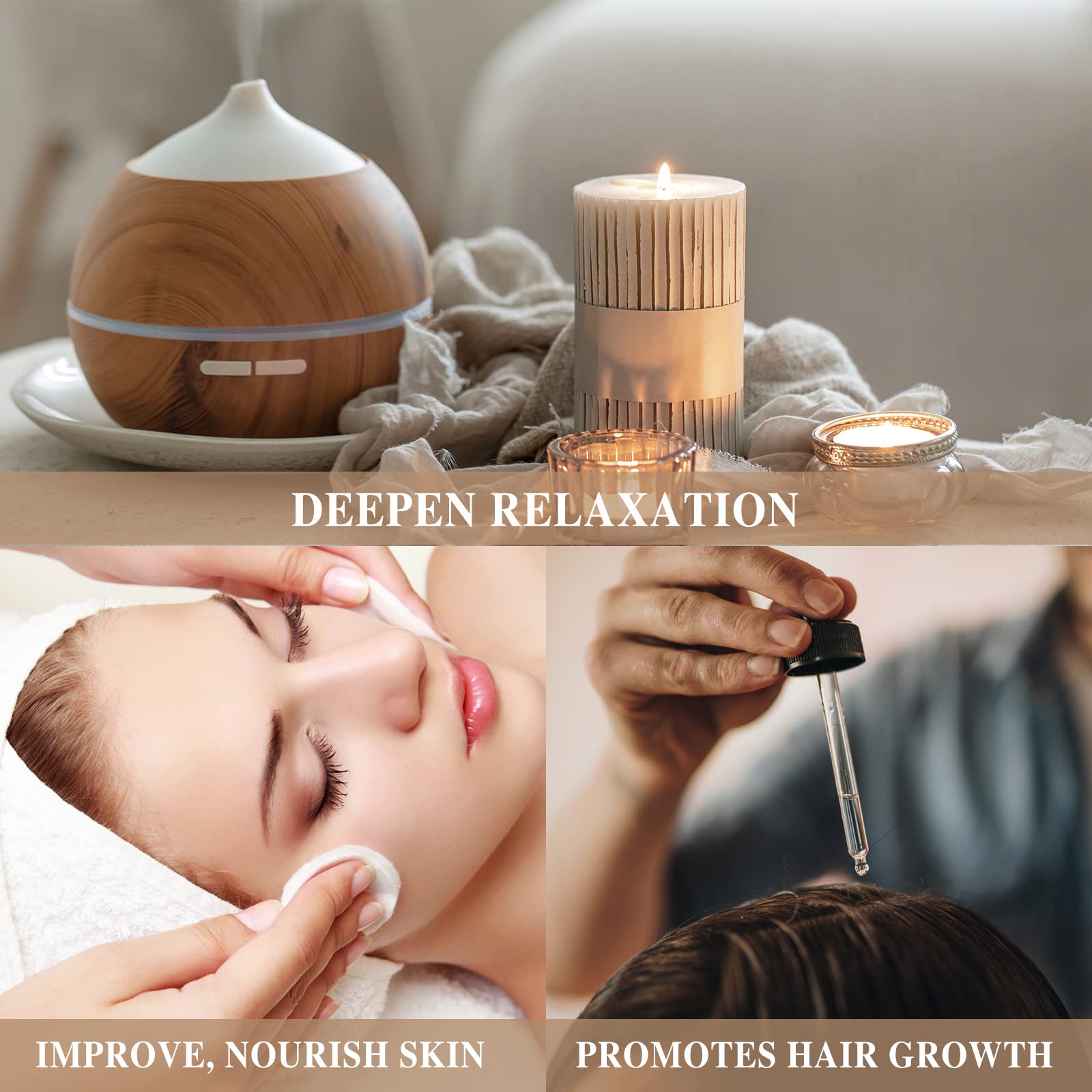 MAYJAM sandalwood oil for hair care, nourishing scalp and improving hair texture.