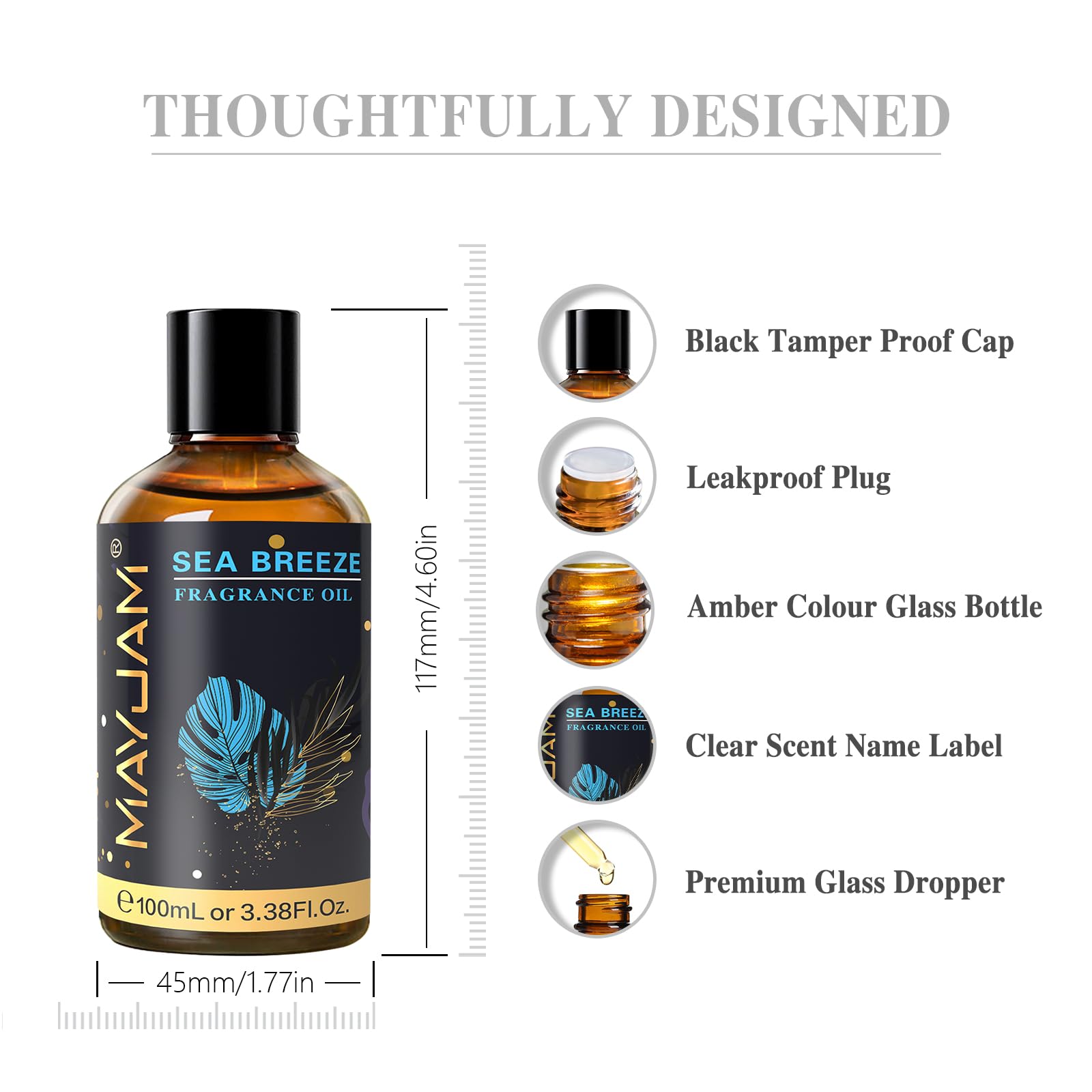 MAYJAM Sea Breeze room scent enhances cozy spaces.