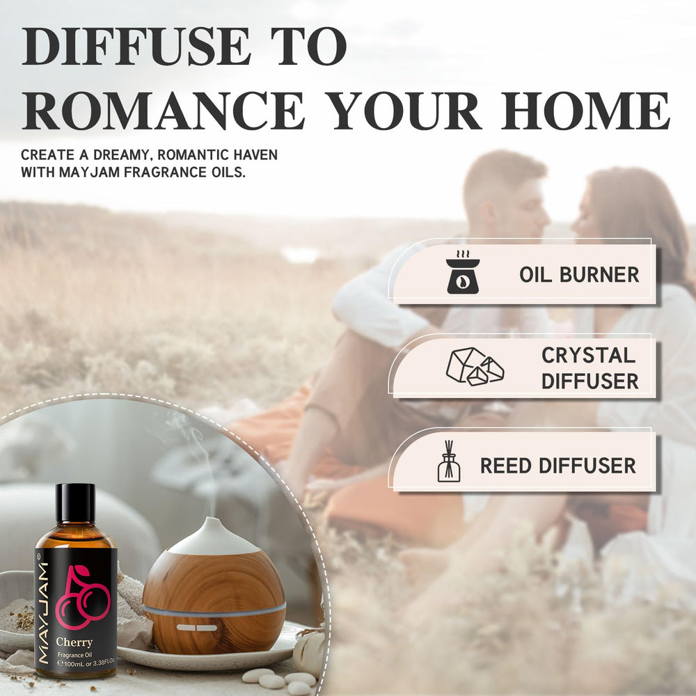 Soap and candle making with MAYJAM cherry fragrance oil