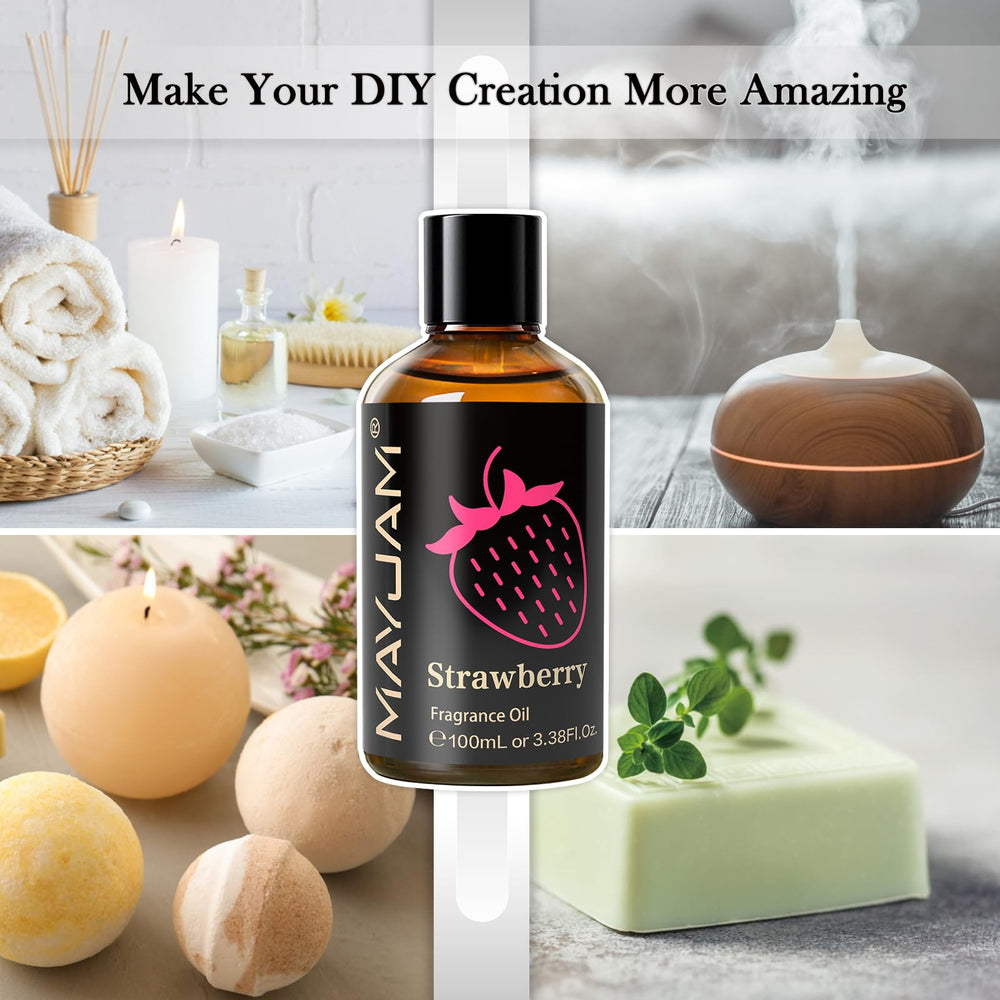 MAYJAM strawberry fragrance oil for candle making aroma