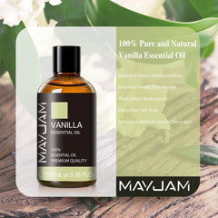 MAYJAM Vanilla oil featured in soap making for a soothing fragrance