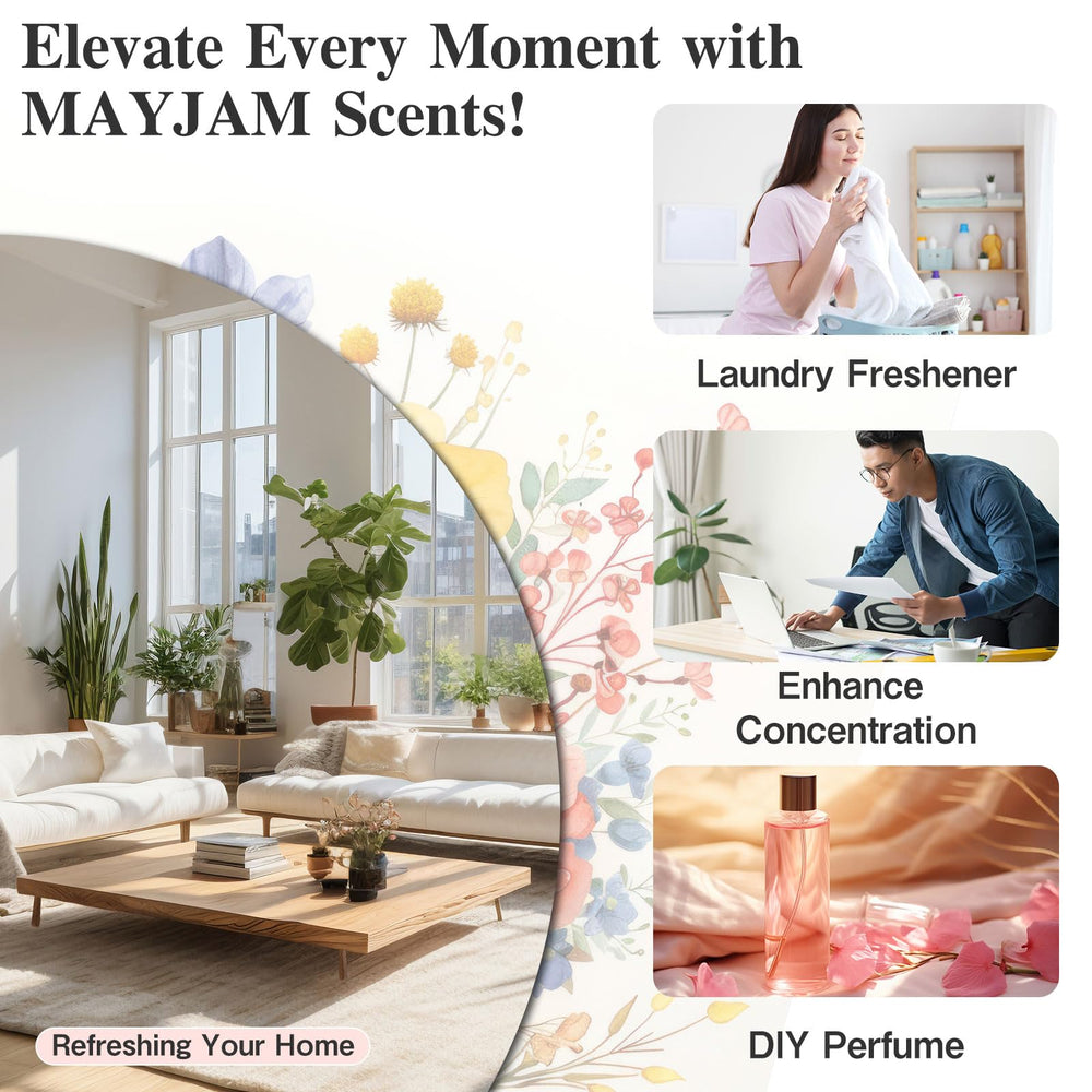 MAYJAM Violet Reverie room spray refreshes any space