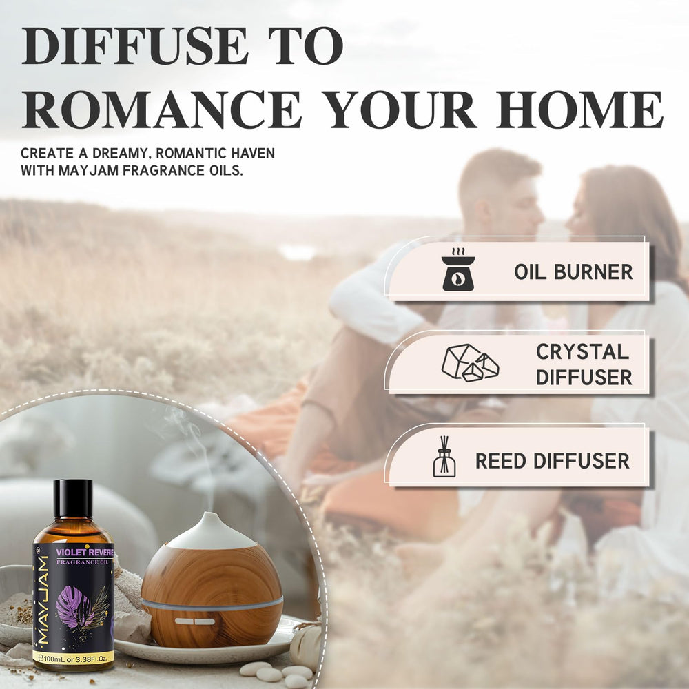 MAYJAM Violet Reverie soap making enhances handmade bars with fragrance