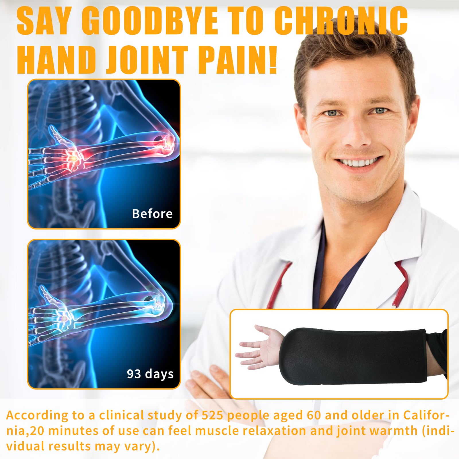 MAYLINK infrared 850nm wavelength detail targets deeper tissue comfort.