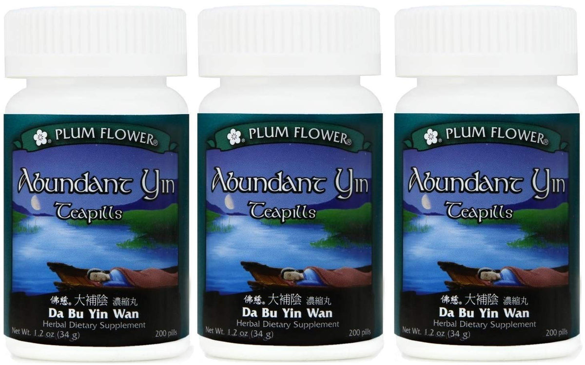 Mayway Abundant Yin Teapills bottle front view for daily use.