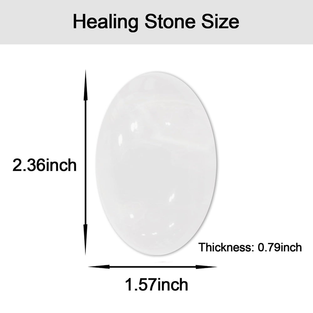 MaziZhang large palm stone 60x40mm fits comfortably in palm.