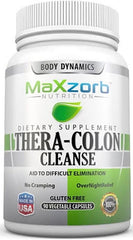 MAZZIRI Maxzorb bottle front showing label for gentle digestive support.