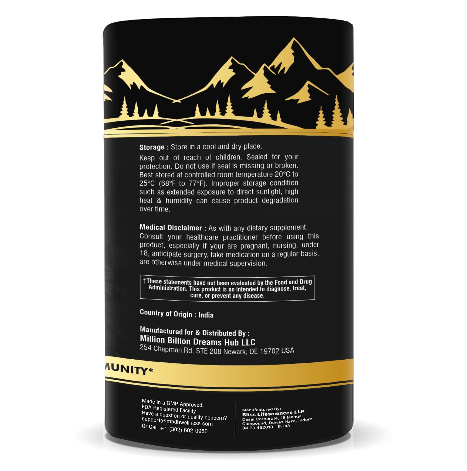 MBDH Wellness Himalayan-origin Shilajit for authentic wellness benefits