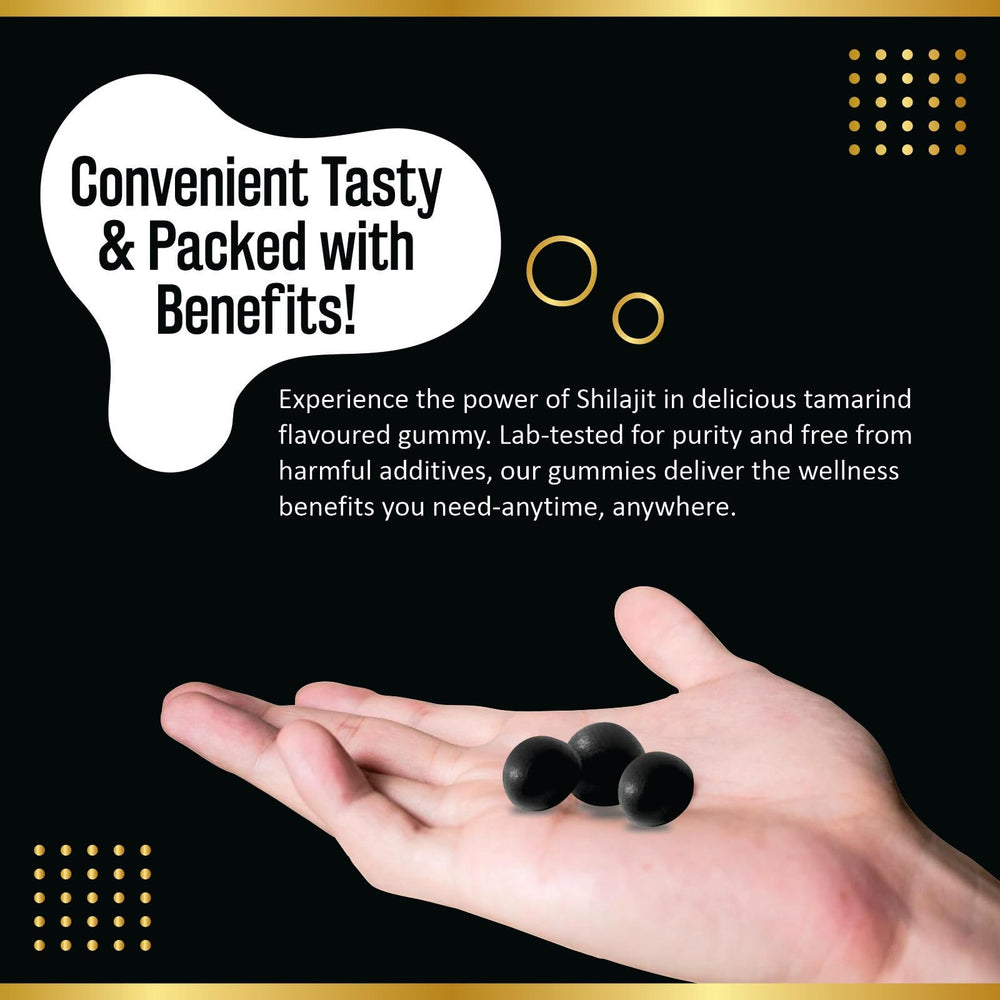 MBDH Wellness Shilajit Gummies ingredients list graphic for clarity