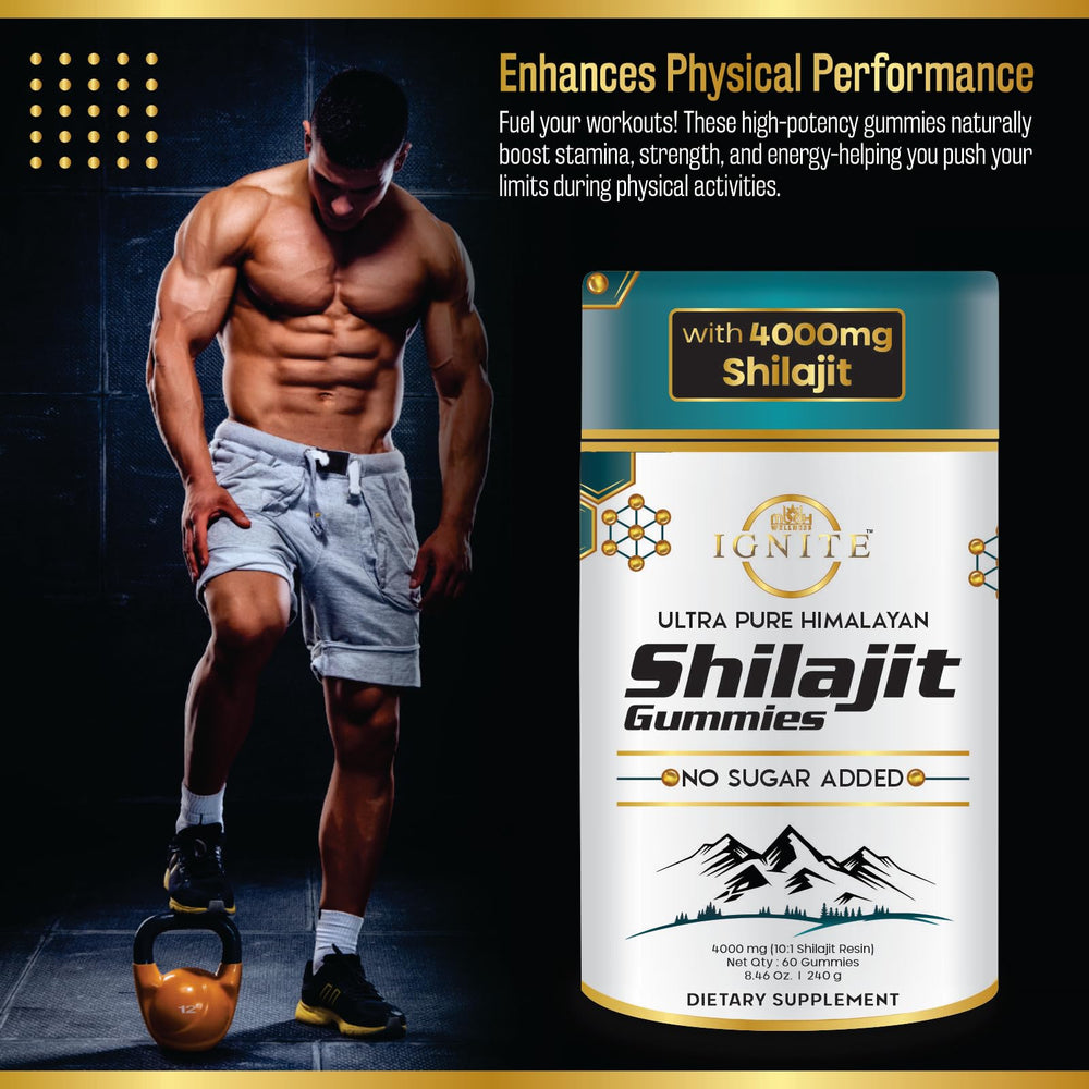 MBDH Wellness Shilajit Gummies vegan sugar-free badge on pack
