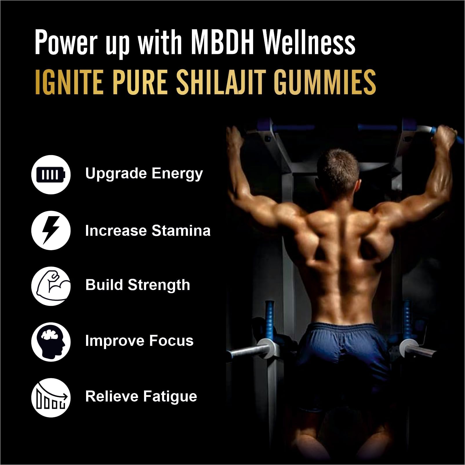 MBDH Wellness Travel-friendly Gummies bottle ready for on-the-go wellness