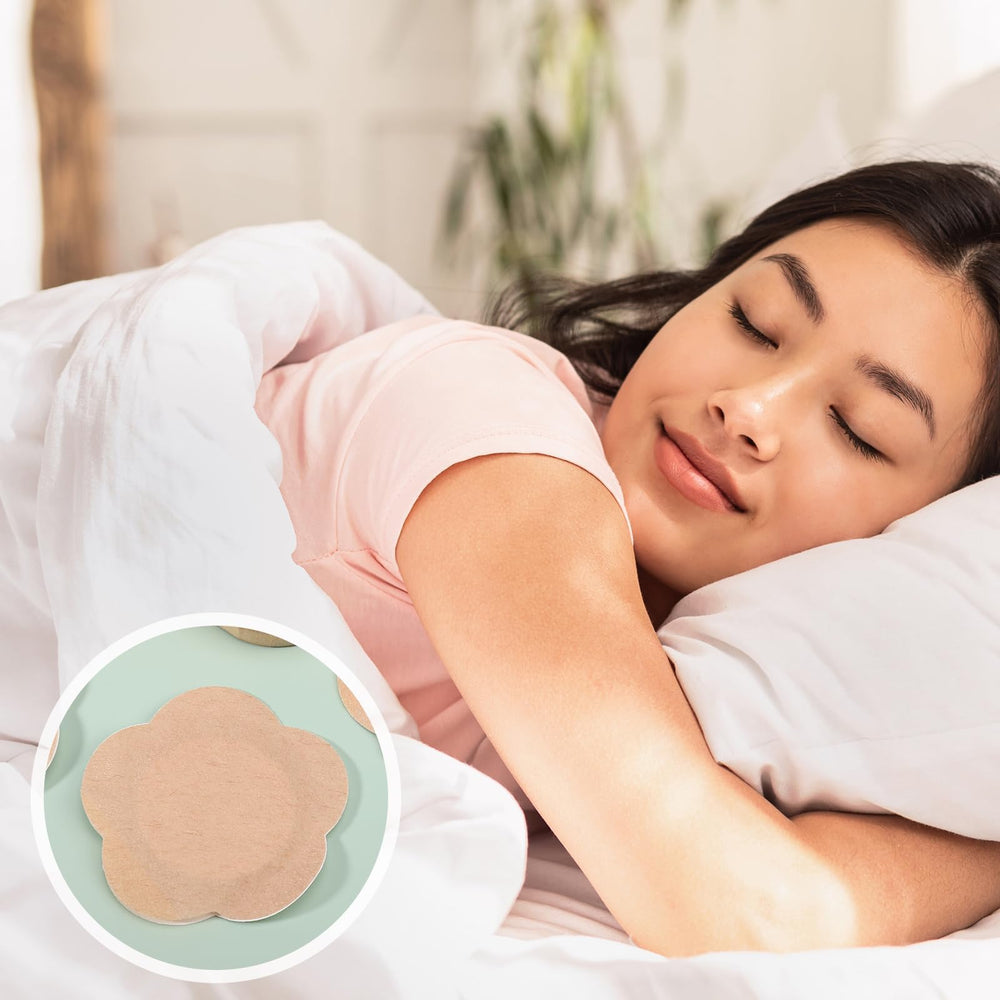 MCArthur belly button patches show breathable material for comfortable wear