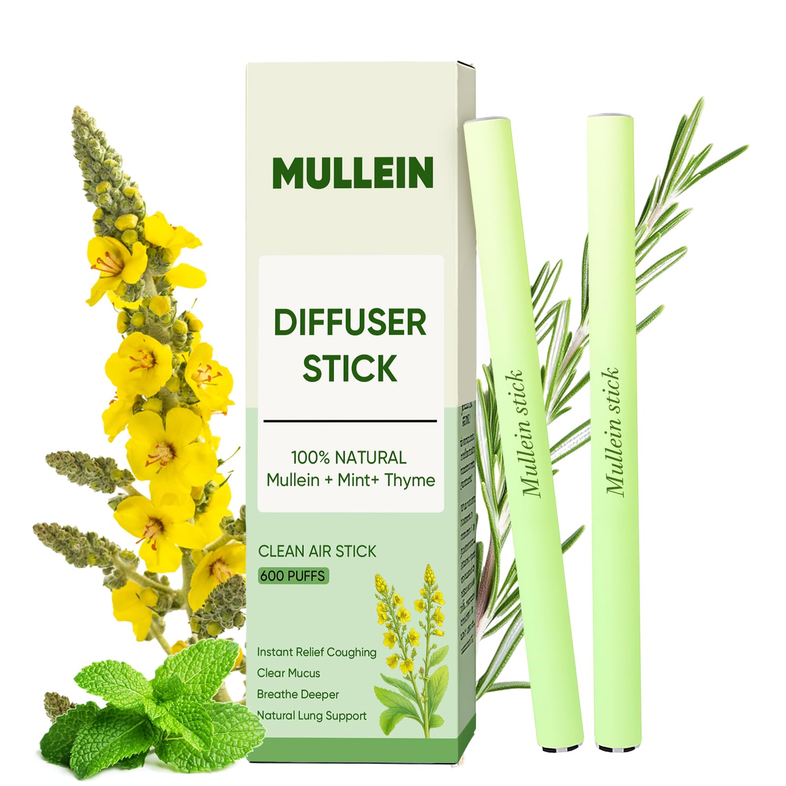 MCArthur Mullein Diffuser Pen front view for discreet daily use.