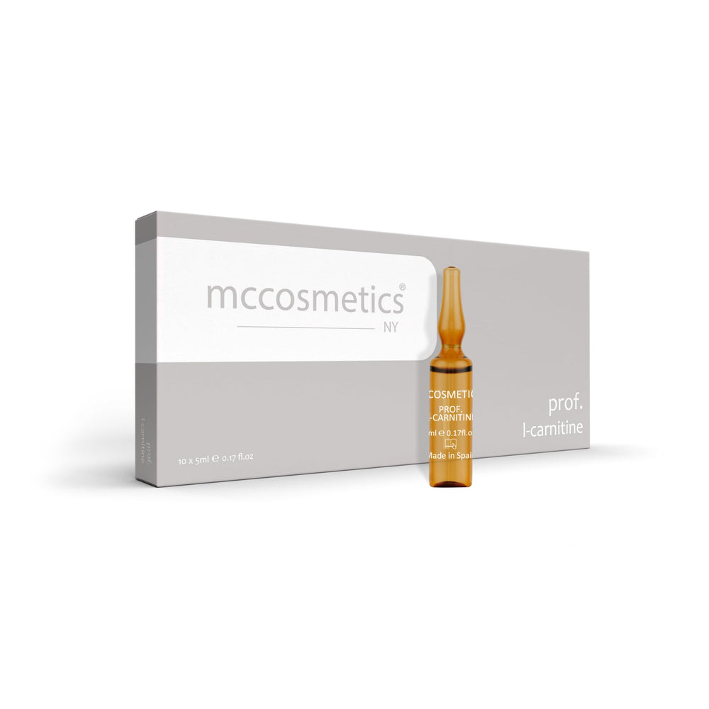 MCCosmetics NY Prof L-Carnitine 20% ampoule bottle for firming and smoothing skin