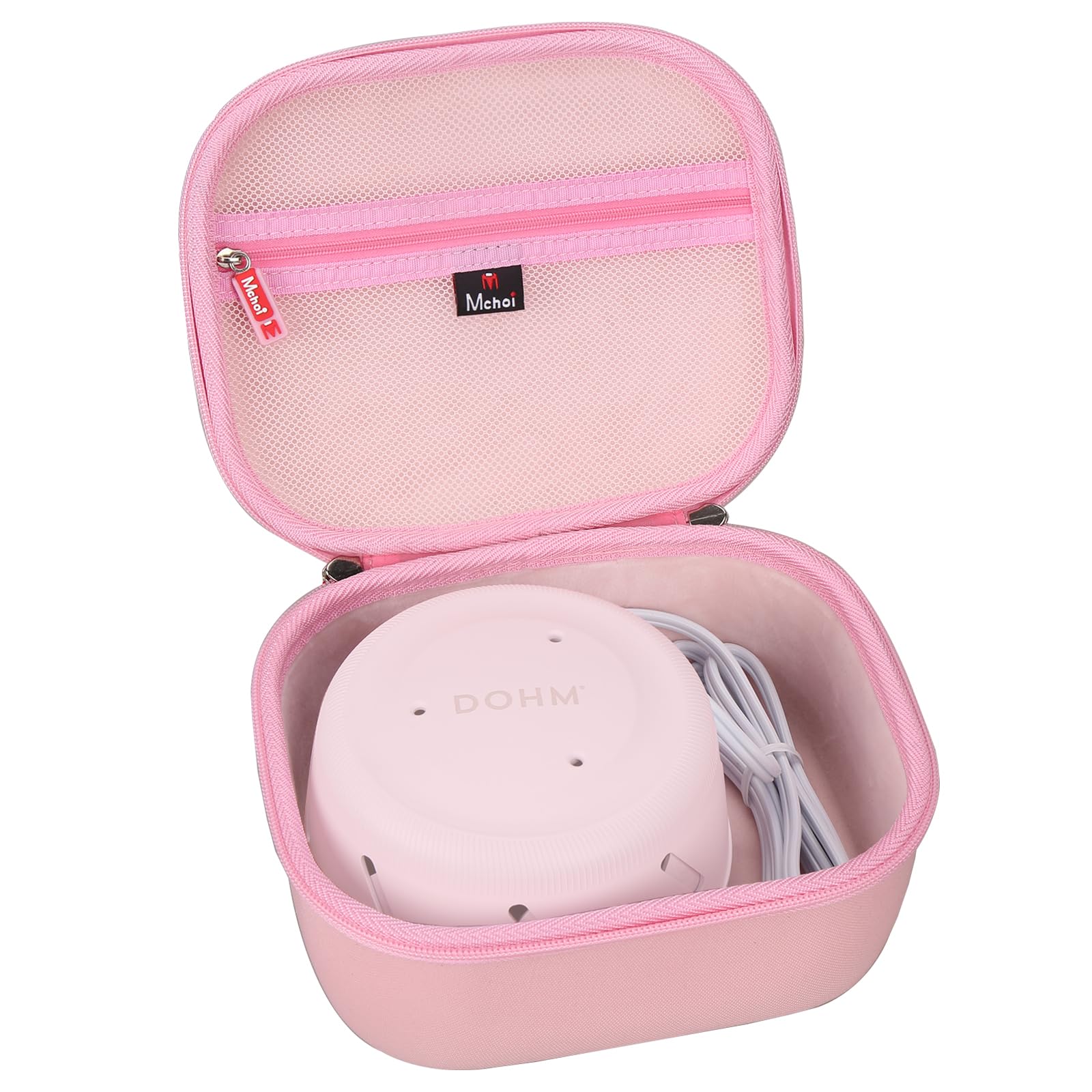 Mchoi travel case waterproof shell protects the Dohm Uno on trips.