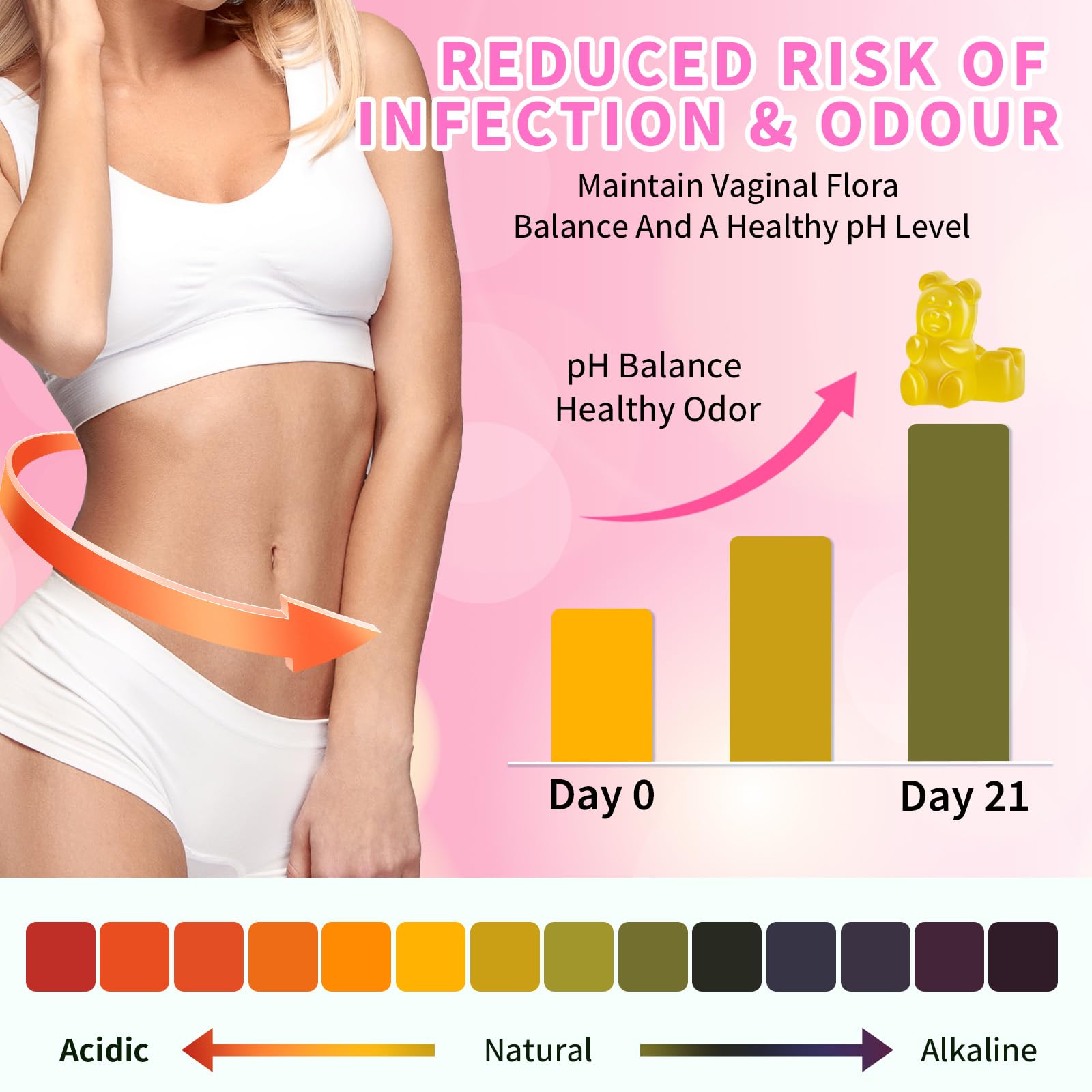 Mchokuu bottle pour demonstrates convenient daily dosage.
