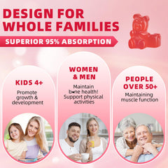 Mchokuu sugar-free raspberry gummies emphasize a tasty calcium option