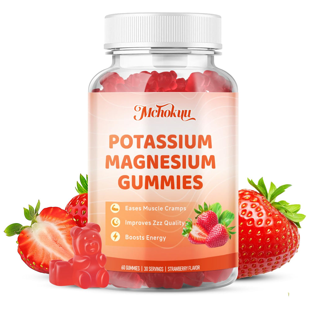 Mchokuu gummies on shelf in retail setting for easy discovery.