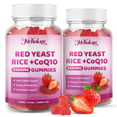 Mchokuu Red Yeast Rice Gummies bottle supports daily energy and heart wellness
