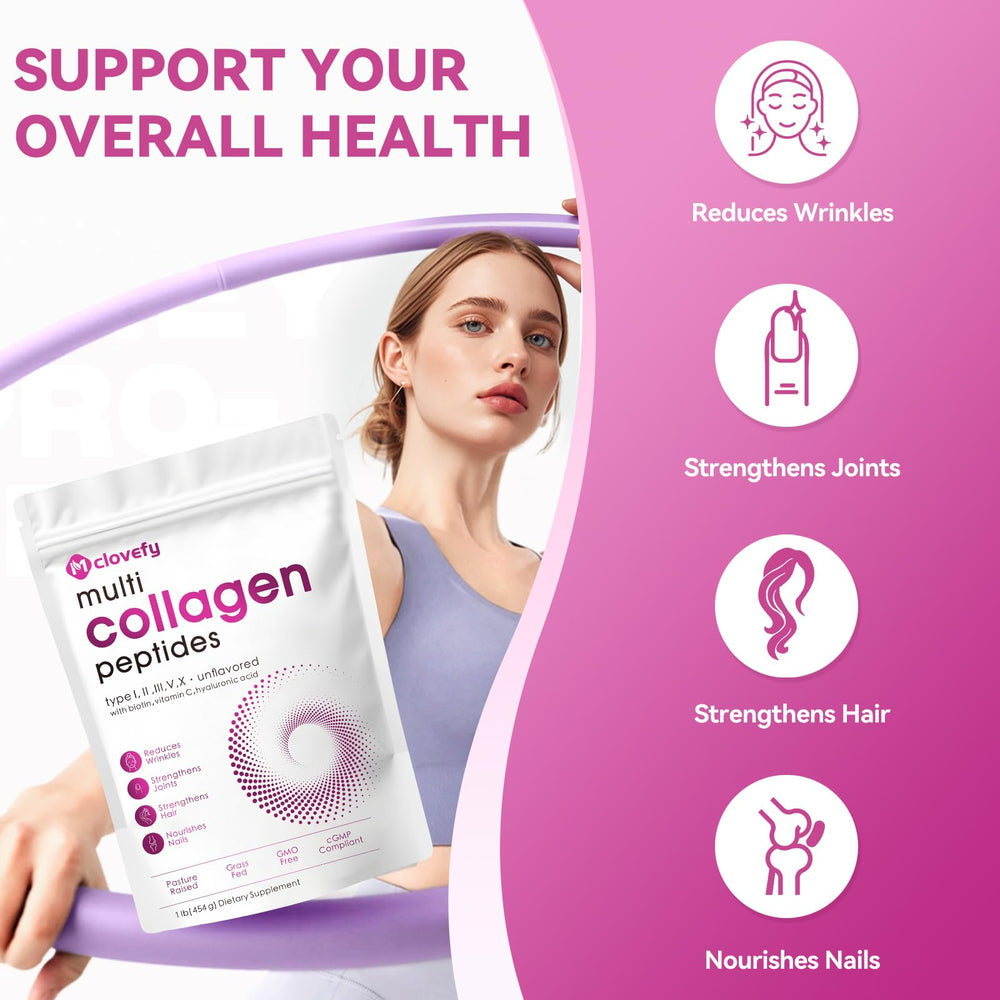 Mclovefy collagen powder dissolving in coffee for easy beverage mix