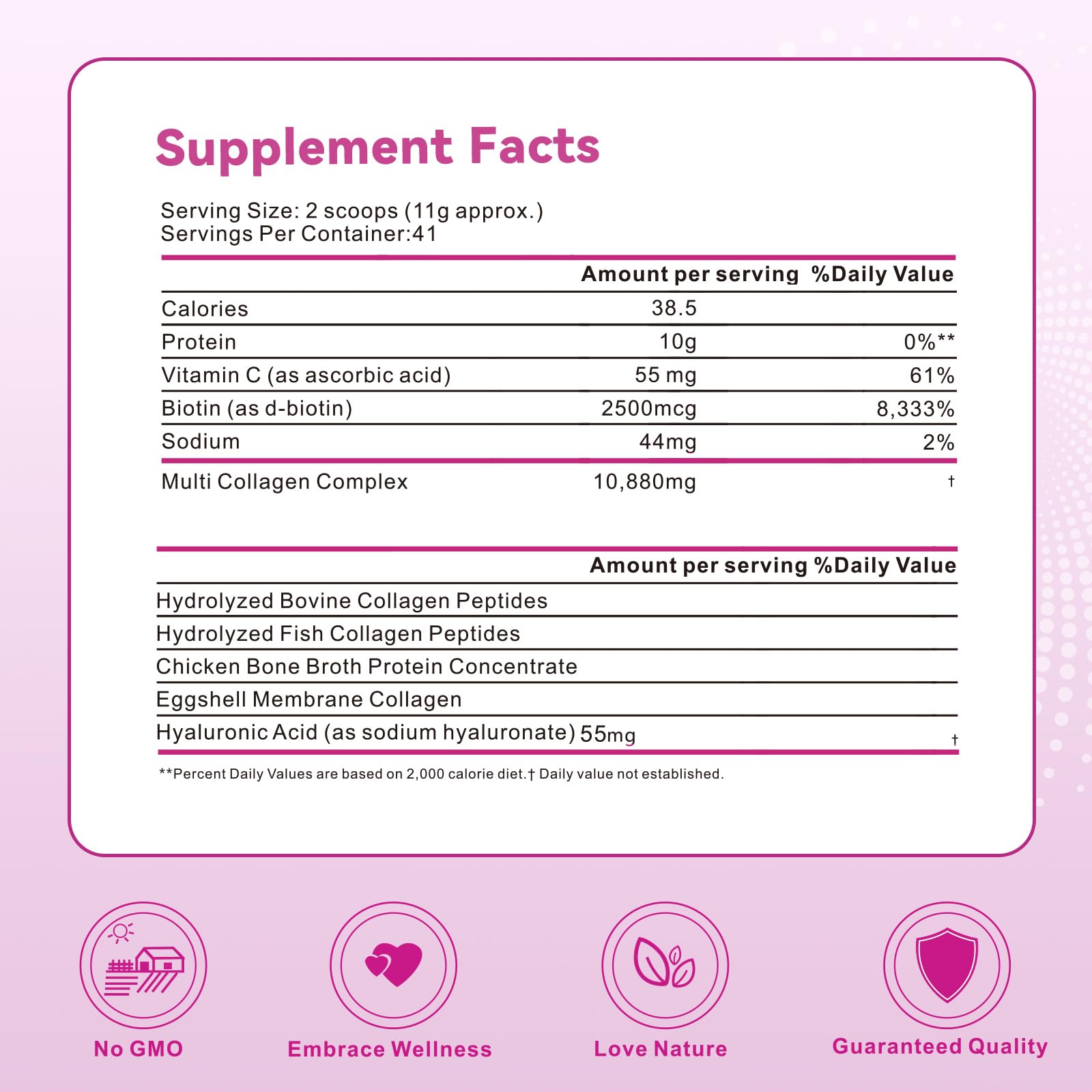 Mclovefy collagen powder stirred into a smoothie for a smooth, unflavored blend